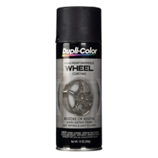 Krylon Krylon HWP104 11 oz Dupli Color High Performance Wheel Paint; Black DUPHWP104 - main
